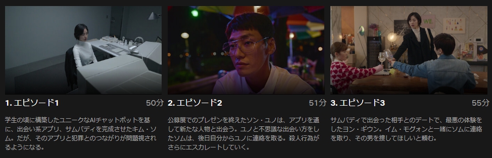 サムバディ　Netflix　話数